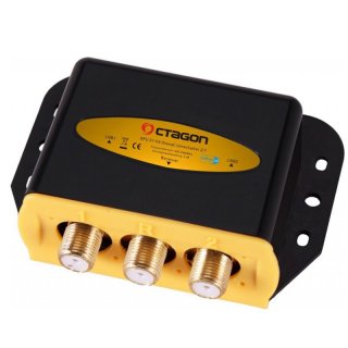 Octagon Optima 2/1 DiseqC Schalter ODS 21-02 HQ Gold mit Wetterschutz HD