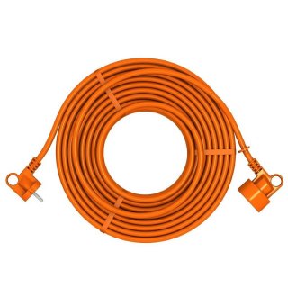 Verlängerungskabel ohne Schuko 2&#215;1 &#8211; 50m Kabel Orange