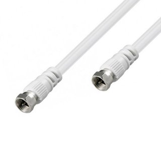 10m SAT Anschlusskabel Koaxial kabel inkl. 2 Stk. F-Stecker vormontiert
