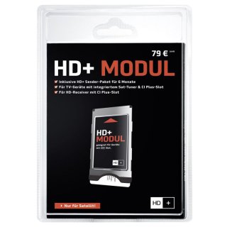 CI+ Modul inkl. HD+ Karte für 12 Monate HD+ Programme