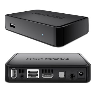 MAG 250 IPTV Multimedia Streamer Set Top Box USB HDMI Full HD