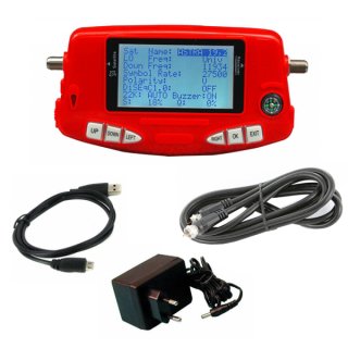 HD-LINE SF-650 Digital Messgerät LCD HD Satfinder mit Kompass und Ton