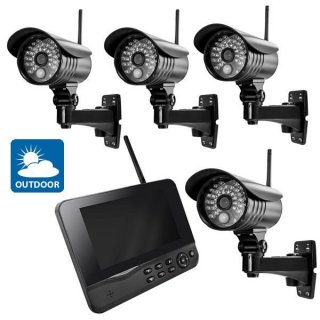 MT Vision IP-Kameraset HS410 IP Überwachungskamera mit 4 Kameras