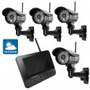 MT Vision IP-Kameraset HS410 IP Überwachungskamera mit 4...