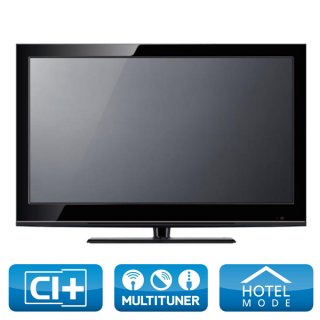 Satix LED Backlight Fernseher 66 cm 25,9 Zoll HD Triple Tuner 2x HDMI CI+ USB 2.0