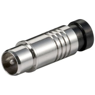 Koaxial Kompressions Stecker für Kabel Außen ø 7,0 mm