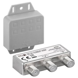 Goobay DiSEqC 2.0 Schalter 2/1 mit Wetterschutz HDTV 3D