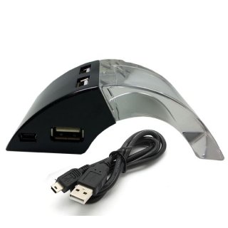 Essential Design 4 Port USB 2.0 HUB mit LED