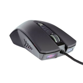 Ultron 121266 GameOne optische Laser-Maus (2400dpi 5-Tasten, USB) schwarz