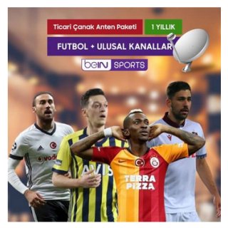 Digitürk Aylik Euro Spor Abo + HDTV Sat Receiver + Lig TV HD