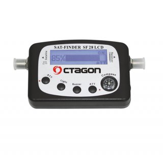 Octagon SF28 LCD Satfinder mit Kompass und Ton