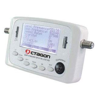 Octagon SF418 LCD HD Satfinder mit Kompass und Ton