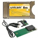Unicam 4.0 EVO Cam CI+ CI Modul + USB Programmer SET