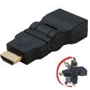 HDMI auf HDMI Adapter HDMI Stecker 360° Drehbar und...