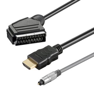 HQ Connection Kit Kabel Set HDMI Scart Toslink