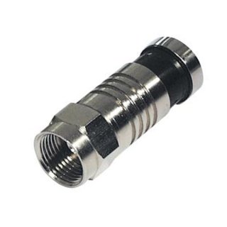 F-Kompressions-Stecker für Kabel-Ø 8,2 mm