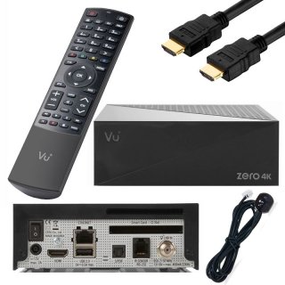 VU+Zero 4K 1x DVB-S2X Tuner Linux Receiver UHD 2160p