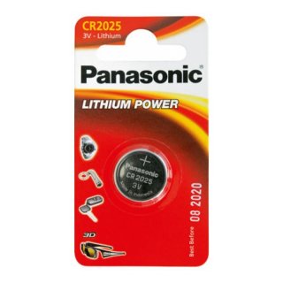 Panasonic Knopfzellen CR2025L/1BP, Batterie