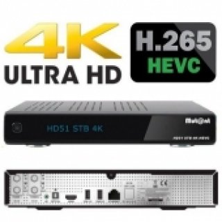 Mut@nt HD51 Ultra HD 4K 2160p Linux E2 1x DVB-C/T2 Tuner
