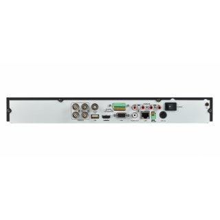 THD04R2000  NEOSTAR 4-Kanal TVI / AHD / CVI + IP Videorekorder, H.265+/H.264+, 5MP (TVI) / 6MP (IP), Audio, Alarm, CMS, 12V DC