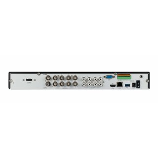 BHR-4108C  BALTER 8+4-Kanal Hybrid HD-TVI/AHD/CVI + IP Videorekorder, H.264, 5MP / 4MP, Audio, P2P, Balter CMS, HDMI 4K, 12V DC